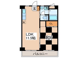 メゾン  ドゥ  カティの物件間取画像